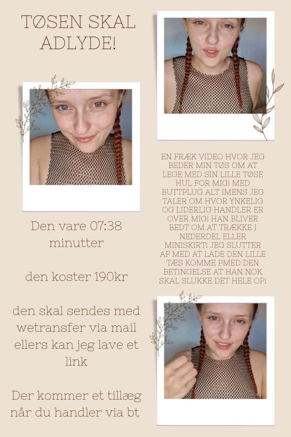 Tøsen skal adlyde!