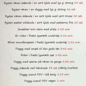 Frække video. Kommer nye på hver torsdag :P