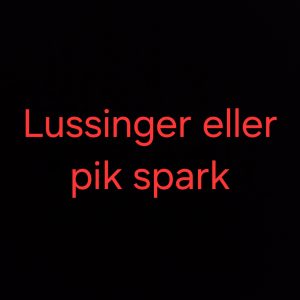Lussinger eller pik spark