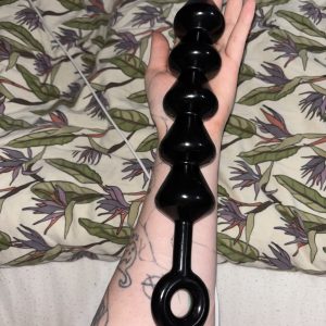 Stor sort anal modhage legetøj