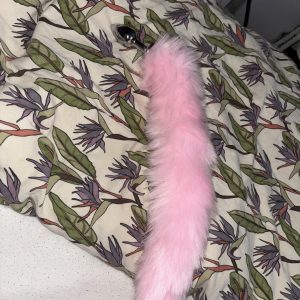 Cute pink buttplug hale