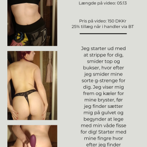 Fræk onani session!