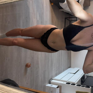 Sød sort lingerie sæt