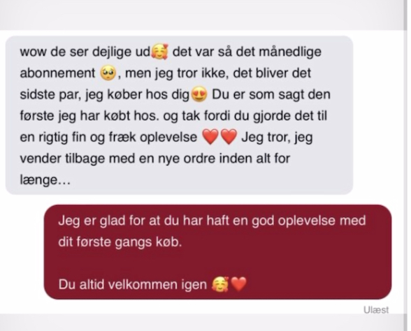 1 måned trusse abonnement ️