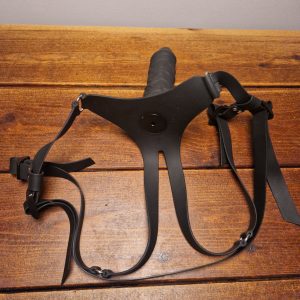 Strapon silikone (sort)