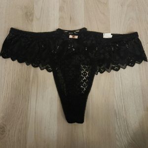 Sort blonde g-streng