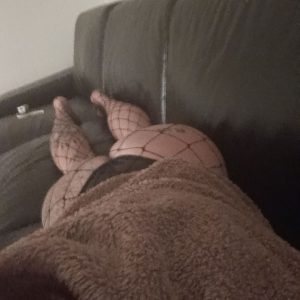 Numse med net strømper