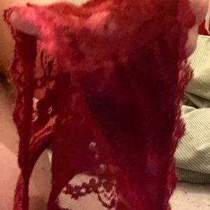 G-string med sekret + onanivideo