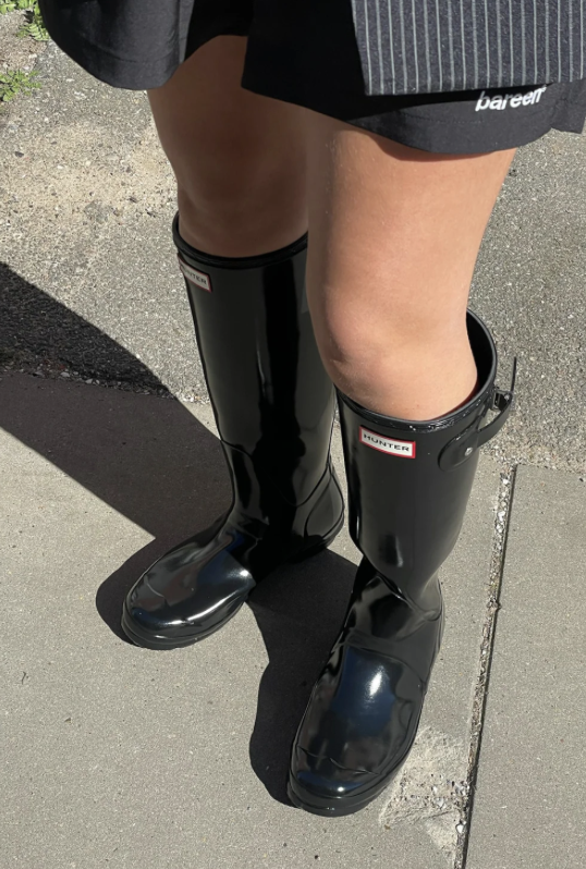 Brugte gummistøvler