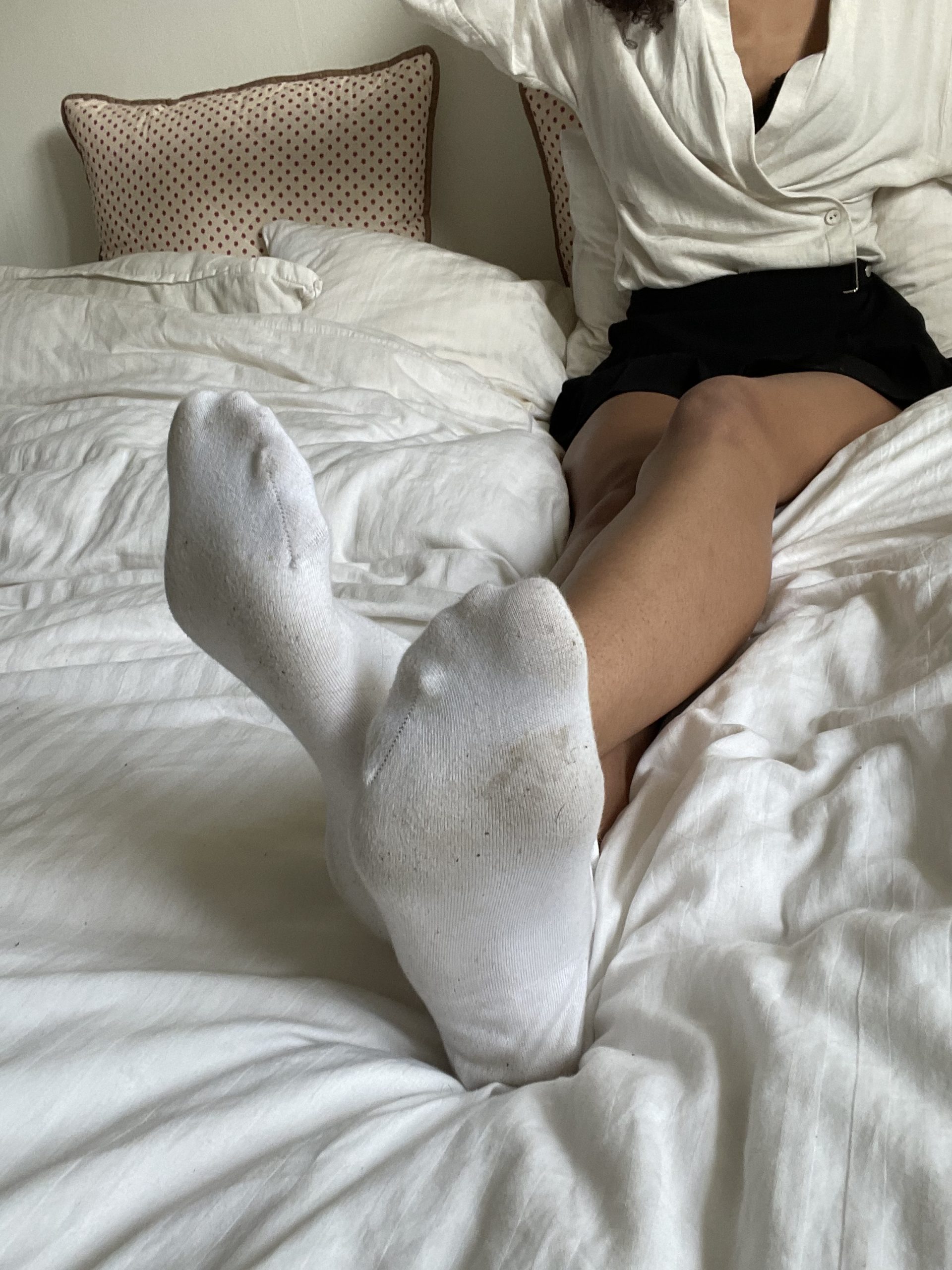 Hvide Brugte Strømper ️