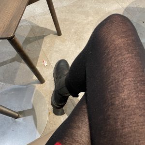 Ebony Nylonstrømpebukser ️