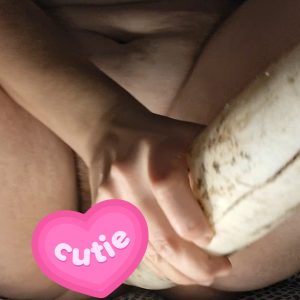 Se mig sprøjte: Onani med grøntsager