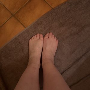 Billeder af mine fødder