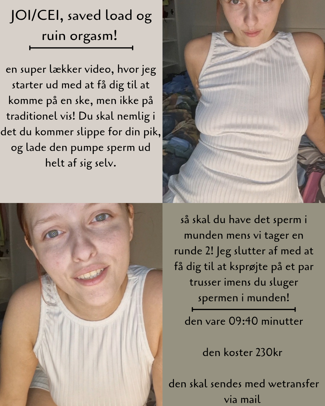 JOI/CEI, Saved load og ruingasm!