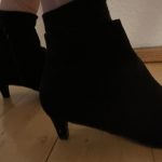 Duftene støvlette med hæl, str. 38