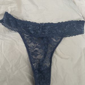 Flot blå blonde G-streng