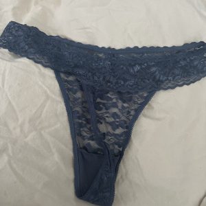 Flot blå blonde G-streng