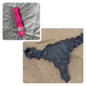 Paket med trosor och anal-dildo
