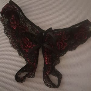 Sort røde sommerfugl trusse