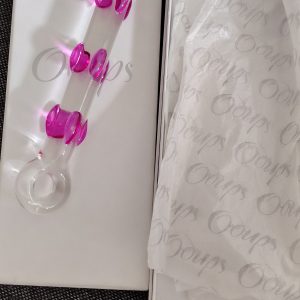 Använd dildo i glas