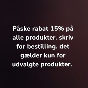 Påske rabat 15%