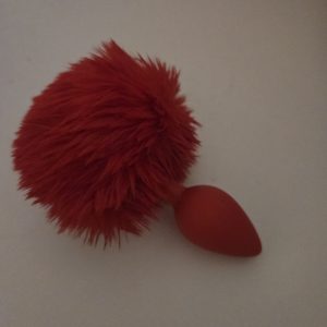 Rød butt plug  godt brugt