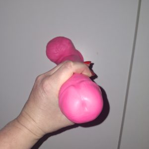 Brugt kingsize dildo!