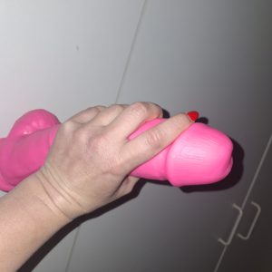 Brugt kingsize dildo!