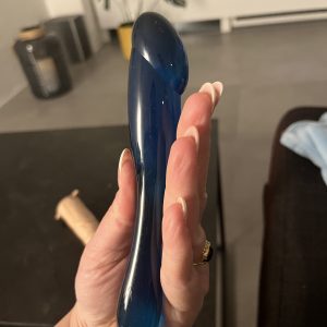 Blå dildo