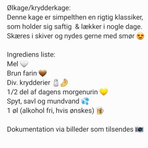 Lækker saftig & fræk kage 