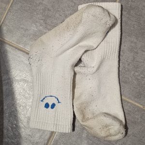 Training socks sweaty