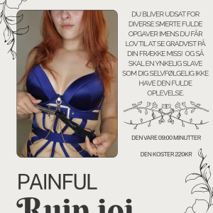 Ny video! Painful ruin JOI!!