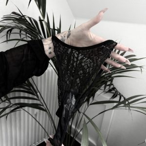 3 dages Sorte blonde g-streng