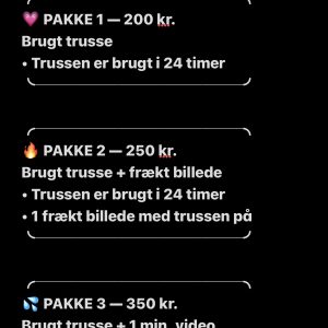 Brugte trusser