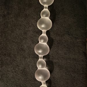 Transparent anal beads