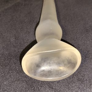 Soft silikone transparent dildo