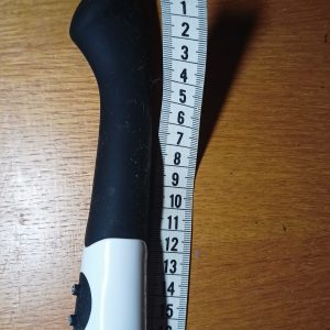 Sort silikone dildo
