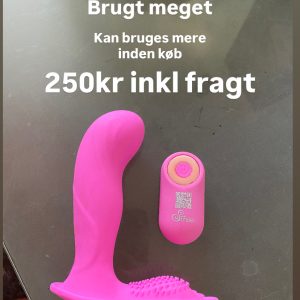 Klit vibrator med fjernbetjening